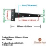 8.7 Inch Makheloth Iron T - Hinge Light Duty